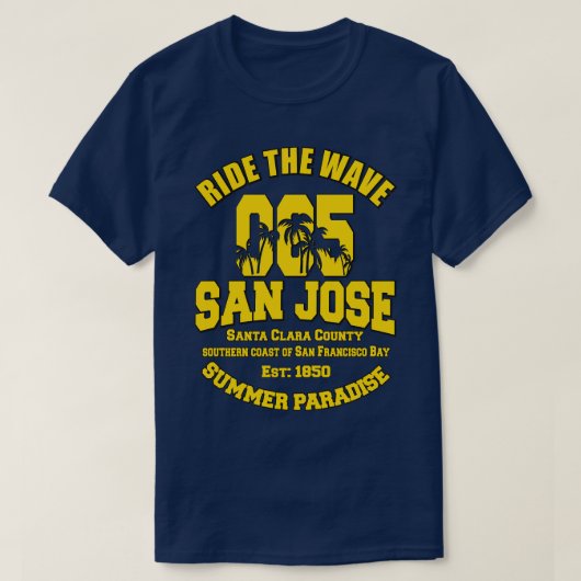 San Jose California cadeau T-shirt (Design voorkant)