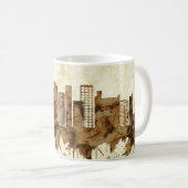 San Jose California Cityscape Koffiemok (Voorkant rechts)