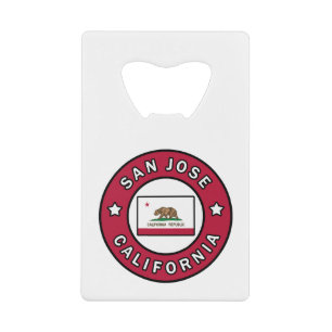 San Jose California Creditkaart Flessenopener