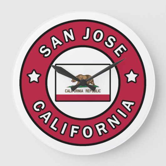 San Jose California Grote Klok (Voorkant)