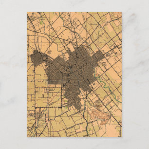 San Jose California  Map Briefkaart