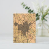 San Jose California  Map Briefkaart (Staand voorkant)