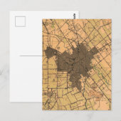 San Jose California  Map Briefkaart (Voorkant / Achterkant)