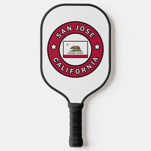 San Jose California Pickleball Paddle (Voorkant)