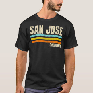 San Jose California Retro T-shirt