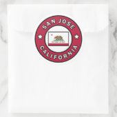 San Jose California Ronde Sticker (Tas)