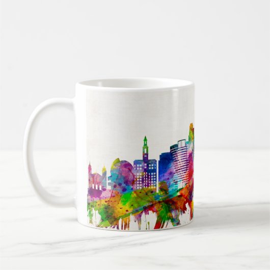 San Jose California Skyline Koffiemok (Links)