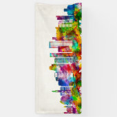 San Jose California Skyline Spandoek (Verticaal)