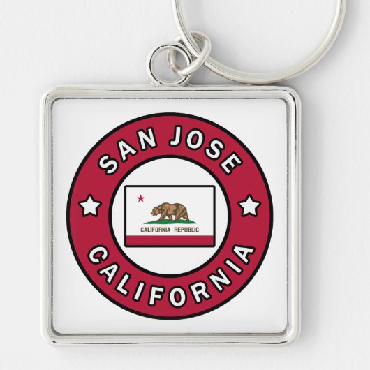 San Jose California Sleutelhanger (Voorkant)
