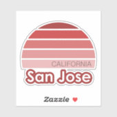 San Jose California Sticker (Vel)