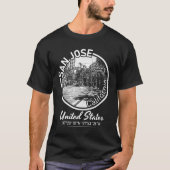 SAN JOSE - CALIFORNIA  T-SHIRT (Voorkant)