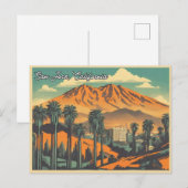 San Jose California Travel Briefkaart (Voorkant / Achterkant)