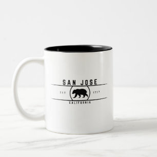 San Jose California Tweekleurige Koffiemok