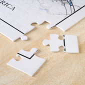 San Jose California, Verenigde Staten reisstadkaar Legpuzzel (Zijkant)