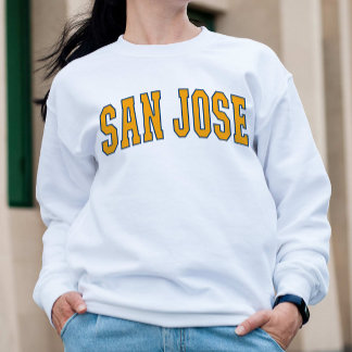 San Jose California Vintage College Stijl Trui