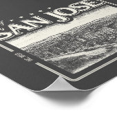 SAN JOSE CALIFORNIA VINTAGE POSTER (Hoek)