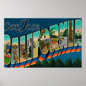 San Jose, CaliforniaLarge Letter Scenes Poster (Voorkant)