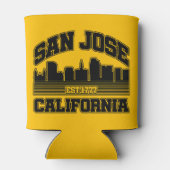 San Jose, Californië Blikjeskoeler (Achterkant)