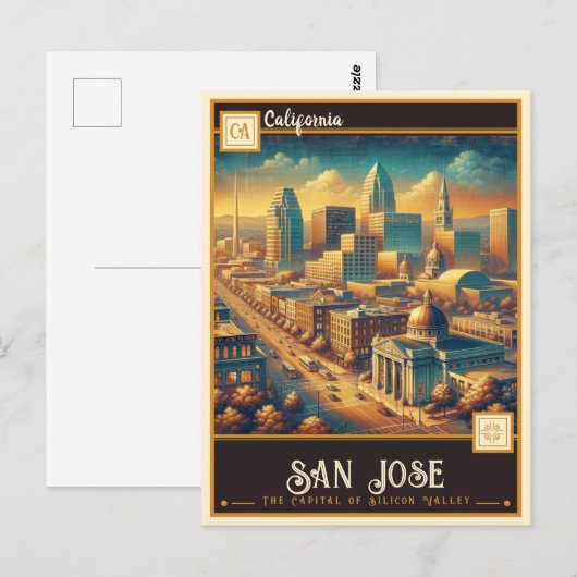 San Jose, Californië |  Briefkaart (Voorkant / Achterkant)