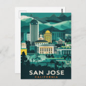 San Jose, Californië, Briefkaart (Voorkant / Achterkant)