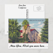 San Jose, Californië Briefkaart (Voorkant / Achterkant)