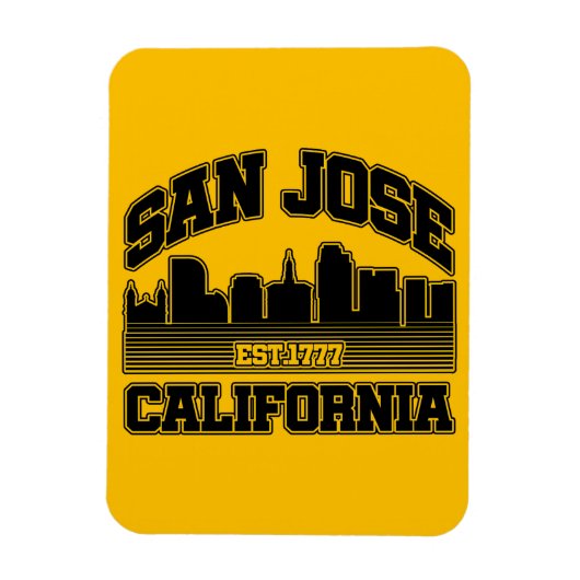 San Jose, Californië Magneet (Verticaal)