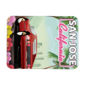 San Jose, Californië-reisposter Magneet (Horizontaal)