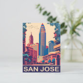 San Jose, Californië, Reizen Briefkaart (Staand voorkant)