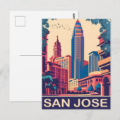 San Jose, Californië, Reizen Briefkaart (Voorkant / Achterkant)