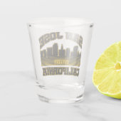 San Jose, Californië Shot Glas (Achterkant)