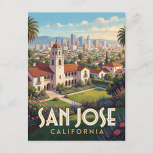 San Jose Californië Silicon Valley Reizen Briefkaart