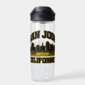San Jose, Californië Waterfles (Achterkant)