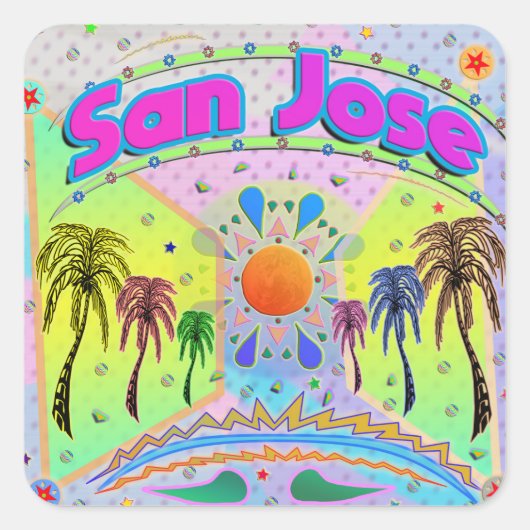 San Jose Calm Desire Sticker (Voorkant)