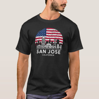 San Jose City California Flag T-shirt