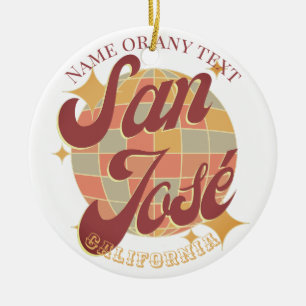 San José City California, Verenigde Staten Keramisch Ornament