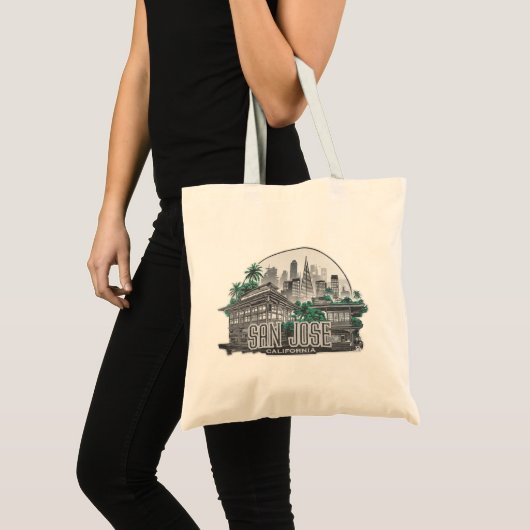 San Jose City California Verenigde Staten Tote Bag (Voorkant (product))