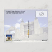 San Jose de Gracia Church, Las Trampas, NM Briefkaart (Achterkant)
