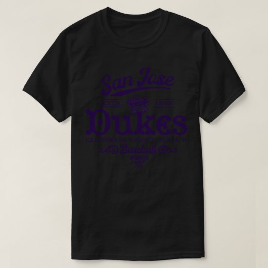 San Jose Dukes Honkbal T-shirt (Design voorkant)