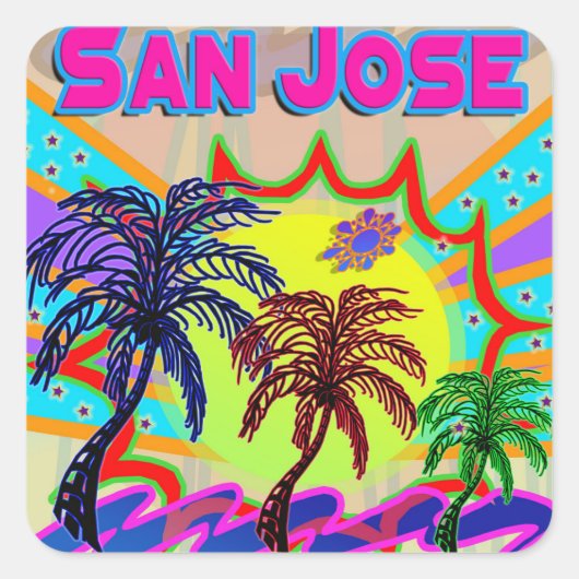 San Jose Eternal Sticker (Voorkant)