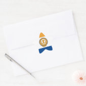 San Jose Flag Ster Sticker (Envelop)