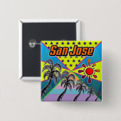 San Jose Freedom Button (Voorkant /achterkant)