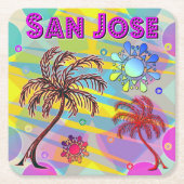 San Jose Happy en Hope Onderzetter (Voorkant)