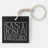 San Jose History Sleutelhanger (Achterkant)