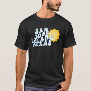 San Jose Island Texas TX Zonsopgang Vakantie Souve T-shirt