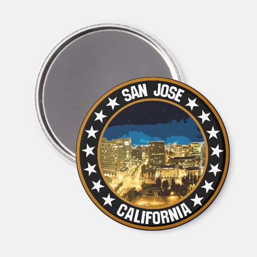San Jose Magneet (Voorkant / Achterkant)