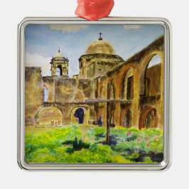 San Jose Mission in San Antonio, Texas Metalen Ornament