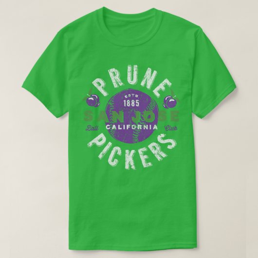 San Jose Prune Pickers T-shirt (Design voorkant)