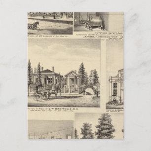San Jose residentie, bedrijven, universiteit Briefkaart