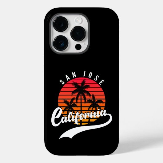 San Jose Retro Case-Mate iPhone 14 Pro Hoesje (Achterkant)