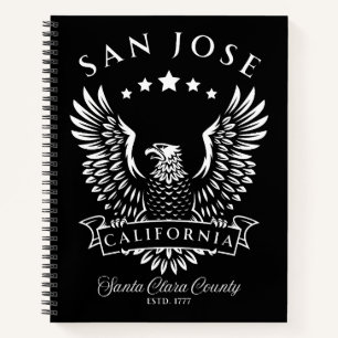 San Jose Santa Clara County Californië Vintage Notitieboek